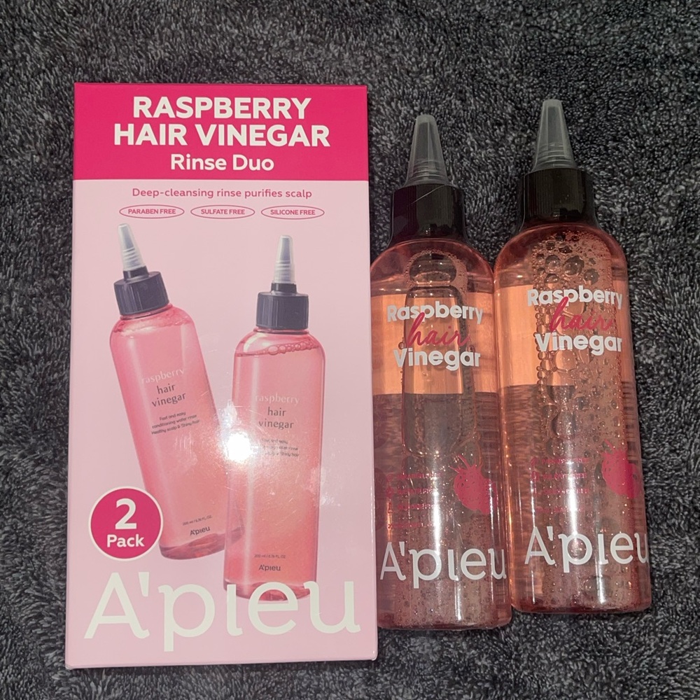 A'pieu Raspberry Hair Vinegar Rinse Duo